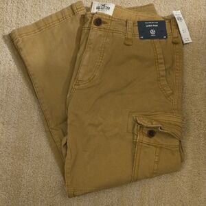 Hollister Men's Khaki Cargo Pants